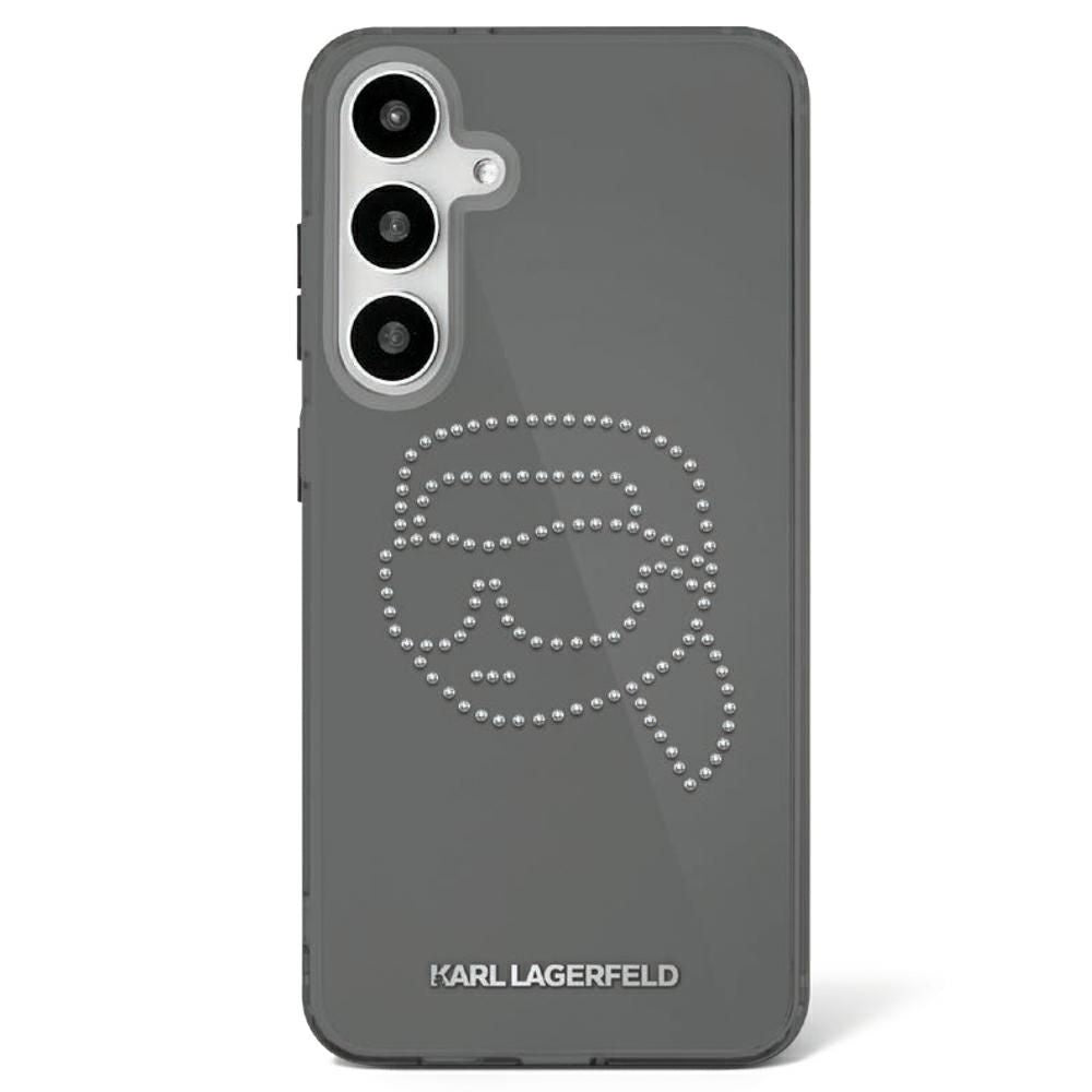 KARL LAGERFELD case for SAMSUNG S25 KLHCS25SHKHDCELK (IML Rhinestones K Head) black