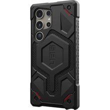 Заредете изображение във визуализатора на галерията – UAG Urban Armor Gear case MONARCH PRO with built-in magnet for SAMSUNG S25 Ultra 5G kevlar black
