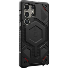 Заредете изображение във визуализатора на галерията – UAG Urban Armor Gear case MONARCH PRO with built-in magnet for SAMSUNG S25 Ultra 5G kevlar black
