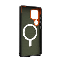 Заредете изображение във визуализатора на галерията – UAG Urban Armor Gear case CIVILIAN PRO with built-in magnet for SAMSUNG S25 Ultra 5G olive / orange
