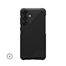 Заредете изображение във визуализатора на галерията – UAG Urban Armor Gear case METROPOLIS LT MAGNET with built-in magnet for SAMSUNG S25 Plus 5G kevlar black
