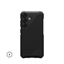 Заредете изображение във визуализатора на галерията – UAG Urban Armor Gear case METROPOLIS LT MAGNET with built-in magnet for SAMSUNG S25 5G kevlar black
