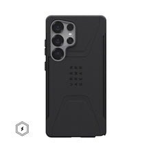 Заредете изображение във визуализатора на галерията – UAG Urban Armor Gear case CIVILIAN PRO with built-in magnet for SAMSUNG S25 Ultra 5G black
