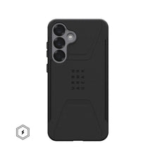 Заредете изображение във визуализатора на галерията – UAG Urban Armor Gear case CIVILIAN PRO with built-in magnet for SAMSUNG S25 Plus 5G black
