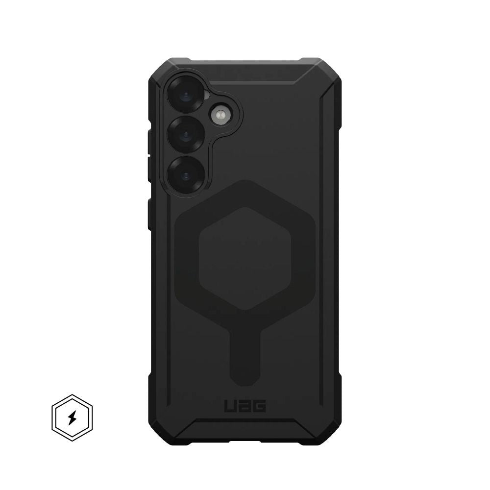 UAG Urban Armor Gear case ESSENTIAL ARMOR MAGNET with built-in magnet for SAMSUNG S25 Plus 5G black