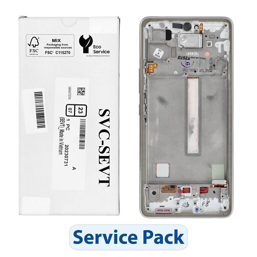 Дисплей за SAMSUNG A53 5G A536B GH82-28024B Бял