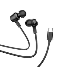 Заредете изображение във визуализатора на галерията – HOCO wire earphones Type C with microphone M86 black
