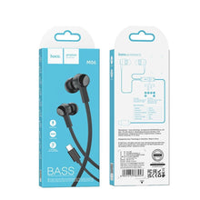 Заредете изображение във визуализатора на галерията – HOCO wire earphones Type C with microphone M86 black
