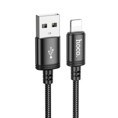 Кабел Hoco USB A to Lightning 2,4A X89 2 m черен