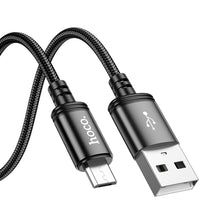 Заредете изображение във визуализатора на галерията – HOCO cable USB A to Micro USB 2,4A X89 2 m black
