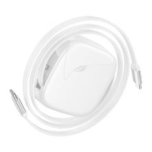 Заредете изображение във визуализатора на галерията – Кабел Hoco All-in-one retractable charging data cable set PD 3A 60W U140 0,95 m бял
