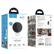 Заредете изображение във визуализатора на галерията – HOCO indoor camera Full HD D7 white
