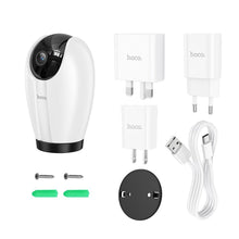 Заредете изображение във визуализатора на галерията – HOCO indoor camera Full HD D6 white
