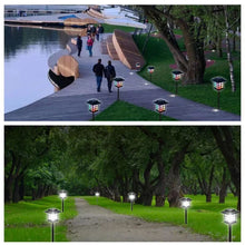 Заредете изображение във визуализатора на галерията – Solar garden lamp LED RC-K-1284 (2 pcs in set) black
