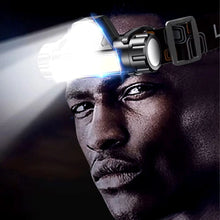 Заредете изображение във визуализатора на галерията – Head flashlight LED 4in1 with magnet and batter RC-K-1228 black
