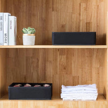 Заредете изображение във визуализатора на галерията – Underwear socks drawer organizer 24 compartments RC-K-1087 black
