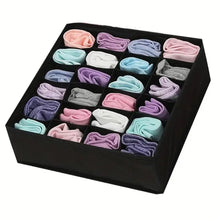 Заредете изображение във визуализатора на галерията – Underwear socks drawer organizer 24 compartments RC-K-1087 black
