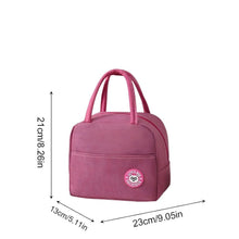 Заредете изображение във визуализатора на галерията – Lunch box thermal insulating bag RC-K-1079 pink
