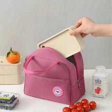 Заредете изображение във визуализатора на галерията – Lunch box thermal insulating bag RC-K-1079 pink

