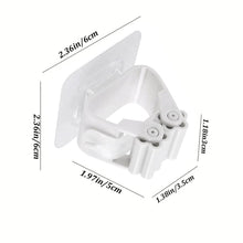 Заредете изображение във визуализатора на галерията – Wall-mounted broom mop holder self-adhesive RC-K-1153 white
