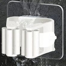 Заредете изображение във визуализатора на галерията – Wall-mounted broom mop holder self-adhesive RC-K-1153 white
