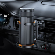 Заредете изображение във визуализатора на галерията – HOCO car cup holder for air vent ZP14 black
