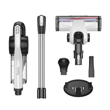 Заредете изображение във визуализатора на галерията – HOCO wireless handheld roller brush vacuum cleaner HY11 white
