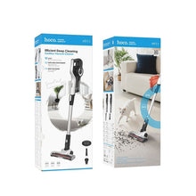 Заредете изображение във визуализатора на галерията – HOCO wireless handheld roller brush vacuum cleaner HY11 white
