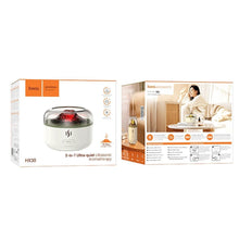 Заредете изображение във визуализатора на галерията – HOCO ultrasonic aromatherapy humidifier HX30 white
