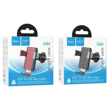 Заредете изображение във визуализатора на галерията – HOCO gravity car holder for air vent H70 black
