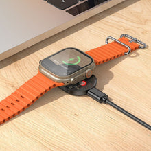 Заредете изображение във визуализатора на галерията – HOCO wireless watch charger compatible with APPLE Watch and SAMSUNG Watch 2,5W CW60 black
