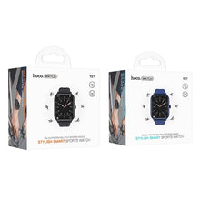 Заредете изображение във визуализатора на галерията – HOCO smartwatch with call function Y27 black
