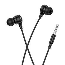Заредете изображение във визуализатора на галерията – HOCO wire earphones Jack 3,5 mm with microphone M116 black
