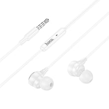 Заредете изображение във визуализатора на галерията – HOCO wire earphones Jack 3,5 mm with microphone M116 white
