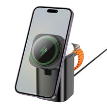 Заредете изображение във визуализатора на галерията – HOCO wireless charger 3in1 compatible with APPLE Watch 15W CQ20 black
