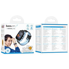 Заредете изображение във визуализатора на галерията – HOCO smartwatch for kids with call function 4G Y101 blue
