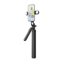 Заредете изображение във визуализатора на галерията – WiWU - Selfie Stick Wi-SE012 with Tripod Function and double LED light
