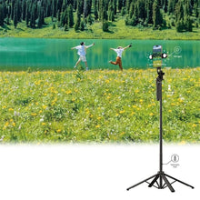 Заредете изображение във визуализатора на галерията – WiWU - Selfie Stick Wi-SE012 with Tripod Function and double LED light
