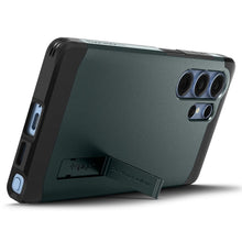 Заредете изображение във визуализатора на галерията – SPIGEN case TOUGH ARMOR compatible with MagSafe for SAMSUNG S25 Ultra abyss green
