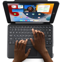 Заредете изображение във визуализатора на галерията – Dux Ducis DK Series Bluetooth Keyboard Case for Apple iPad 7/8/9 10.2''/iPad Air 3/iPad Pro 10.5'' (2017) - Black
