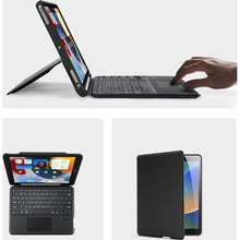 Заредете изображение във визуализатора на галерията – Dux Ducis DK Series Bluetooth Keyboard Case for Apple iPad 7/8/9 10.2''/iPad Air 3/iPad Pro 10.5'' (2017) - Black
