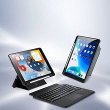 Заредете изображение във визуализатора на галерията – Dux Ducis DK Series Bluetooth Keyboard Case for Apple iPad 7/8/9 10.2''/iPad Air 3/iPad Pro 10.5'' (2017) - Black
