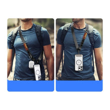 Заредете изображение във визуализатора на галерията – DUX DUCIS Outdoor Cross Body - cross-body phone strap - black
