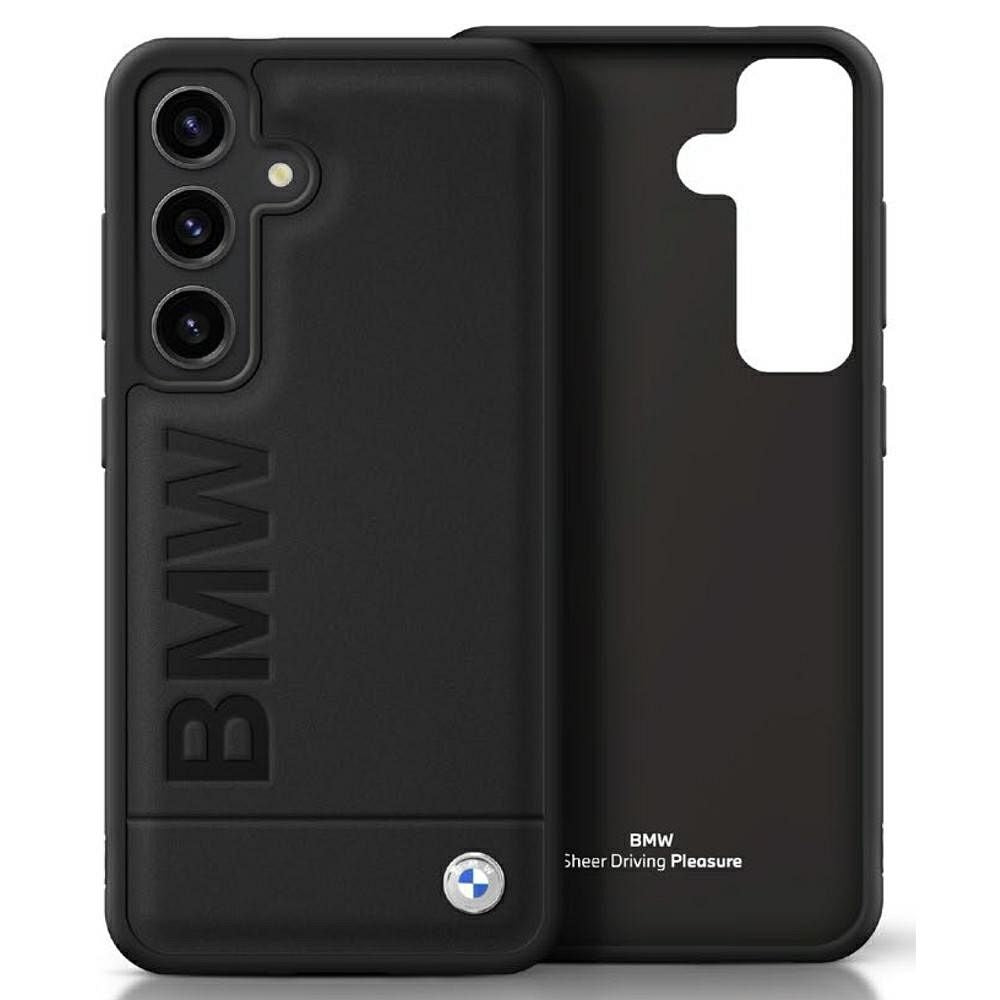 BMW case for SAMSUNG S25 BMHCS25SSLLBK (Sign Leather Hot Stamp Logo) black