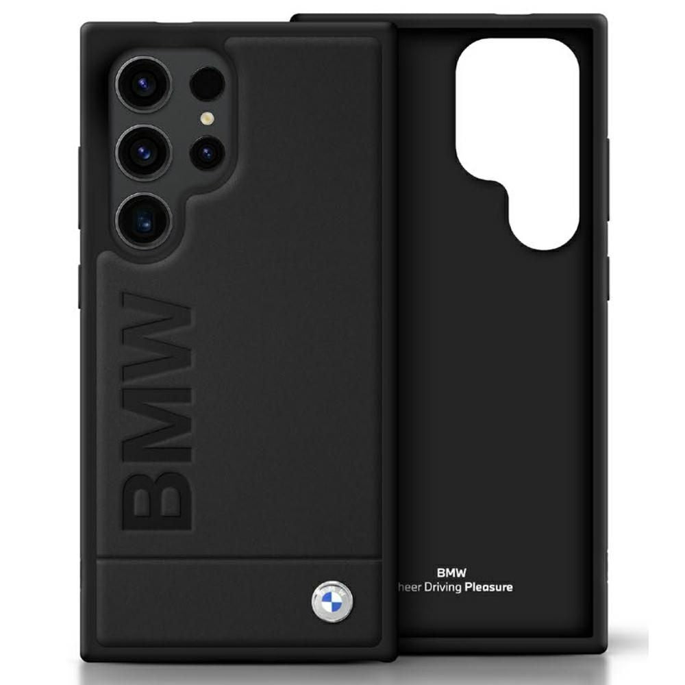 BMW case for SAMSUNG S25 Ultra BMHCS25LSLLBK (Sign Leather Hot Stamp Logo) black