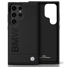 Заредете изображение във визуализатора на галерията – BMW case for SAMSUNG S25 Ultra BMHCS25LSLLBK (Sign Leather Hot Stamp Logo) black
