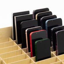 Заредете изображение във визуализатора на галерията – Wooden Storage for 48 Smartphones
