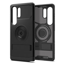 Заредете изображение във визуализатора на галерията – Оригинален гръб SPIGEN SLIM ARMOR MAG compatible with MagSafe for SAMSUNG S25 Ultra черен

