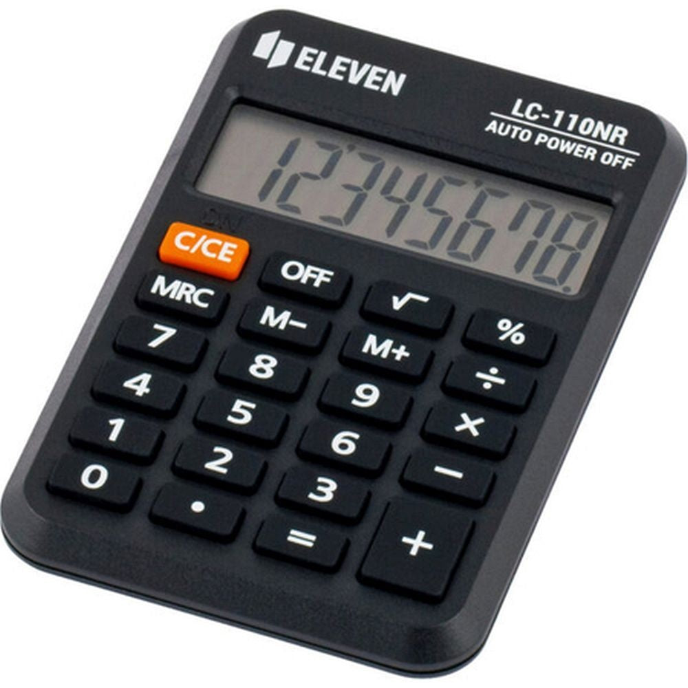 ELEVEN pocket calculator LC110NR black