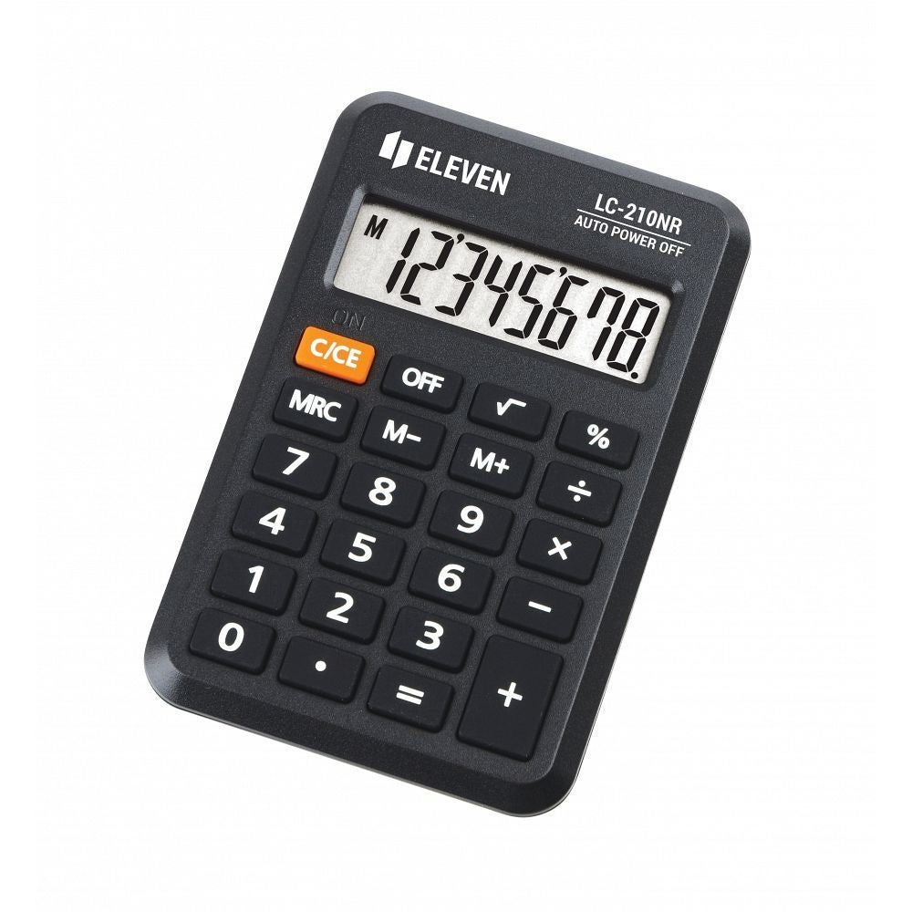 ELEVEN pocket calculator LC210NR black